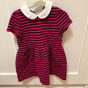Polo Ralph Lauren striped dress 3T NWOT